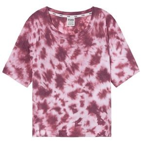 PINK VS a perfect ribbed tee NIP L